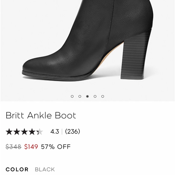 Michael Kors “Britt Bootie”. Size 9 Like new - Picture 6 of 7